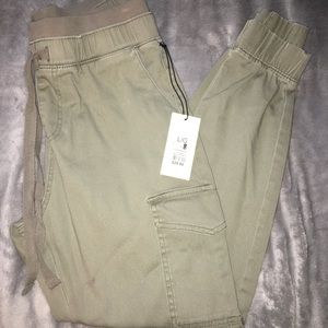 Light Olive Green Cargo Pants